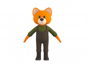 Character110 Dog 3Dモデル