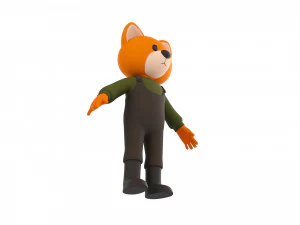 Character110 Dog 3D Model