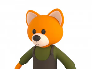 Character110 Dog 3D Model