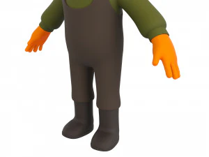 Character110 Dog 3D Model
