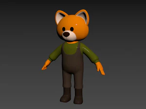 Character110 Dog 3D Model
