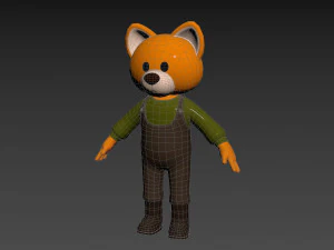 Character110 Dog 3D Model