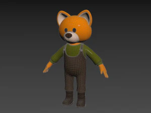 Character110 Dog 3D Model