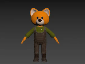 Character110 Dog 3D Model