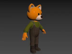 Character110 Dog 3D Model