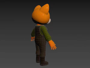 Character110 Dog 3D Model
