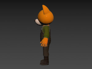 Character110 Dog 3Dモデル
