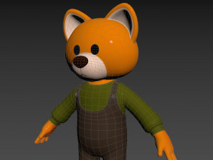 Character110 Dog 3Dモデル