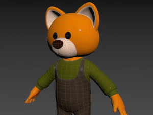 Character110 Dog 3D Model