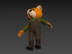 Character110 Dog 3D Model