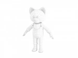 Character110 Dog 3D Model