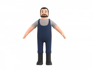 Character111 Man 3D Model