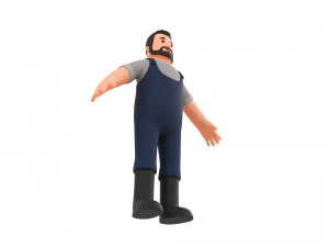 Character111 Man 3D Model