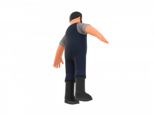 Character111 Man 3D Model