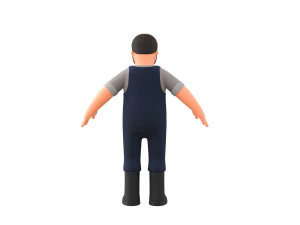 Character111 Man 3D Model