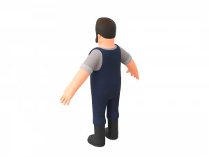 Character111 Man 3D Model