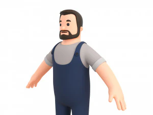 Character111 Man 3D Model