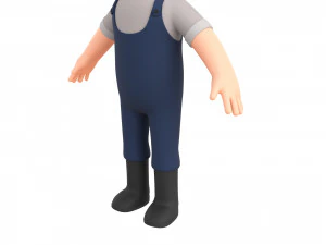 Character111 Man 3D Model