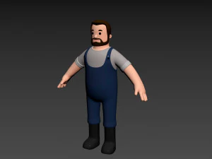 Character111 Man 3D Model