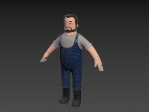 Character111 Man 3Dモデル