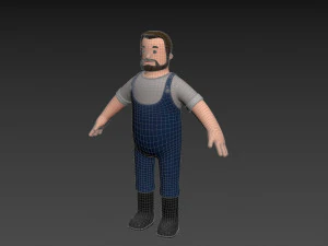 Character111 Man 3D Model