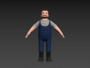 Character111 Man 3D Model