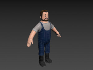Character111 Man 3Dモデル