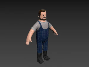 Character111 Man 3D Model