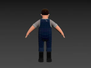 Character111 Man 3D Model