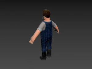 Character111 Man 3D Model