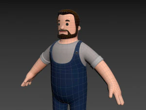 Character111 Man 3D Model