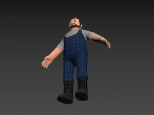 Character111 Man 3D Model