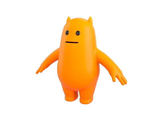 Character112 Monster 3D Модель .c4d .max .obj .3ds .fbx .stl .blend