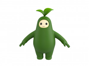 Character113 Leaf Monster 3D Model