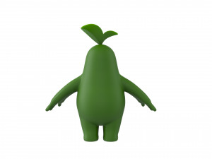 Character113 Leaf Monster 3D Model