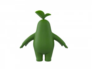 Character113 Leaf Monster 3D Model