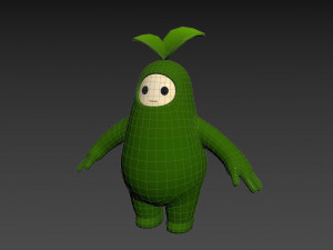 Character113 Leaf Monster 3D Model