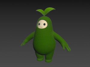 Character113 Leaf Monster 3D Model