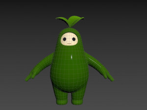 Character113 Leaf Monster 3D Model
