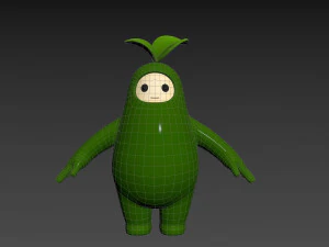 Character113 Leaf Monster 3D Model