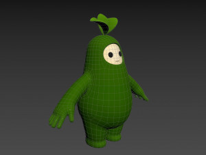 Character113 Leaf Monster 3D Model