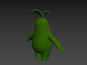 Character113 Leaf Monster 3D Model