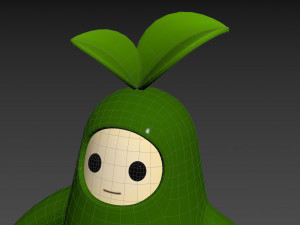 Character113 Leaf Monster 3D Model