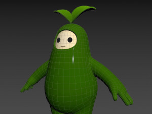 Character113 Leaf Monster 3D Model