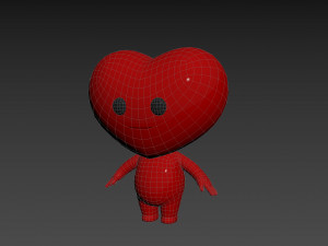 Character114 Heart Character Modello 3D
