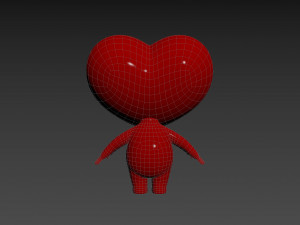 Character114 Heart Character Modello 3D