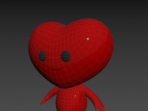 Character114 Heart Character Modello 3D