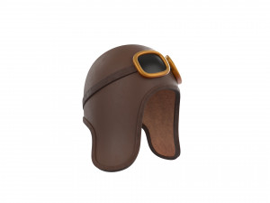 Prop011 Aviator Hat Modello 3D