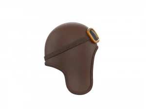 Prop011 Aviator Hat 3D Model