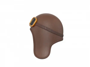 Prop011 Aviator Hat 3D Model